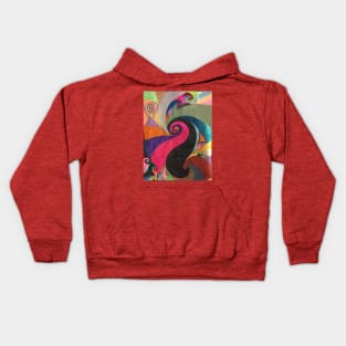 Bright Whorl II Kids Hoodie